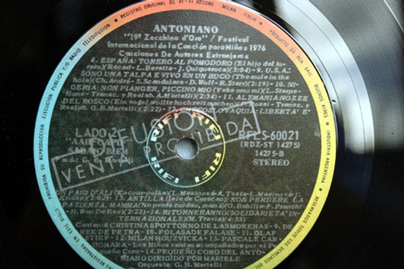 Antoniano 19º Zecchino D´oro, Vinilo Lp (sin Tapa) 1