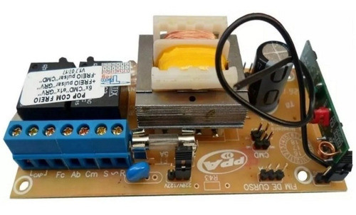 Plaqueta ,placa, Central Pop Motor Porton 1