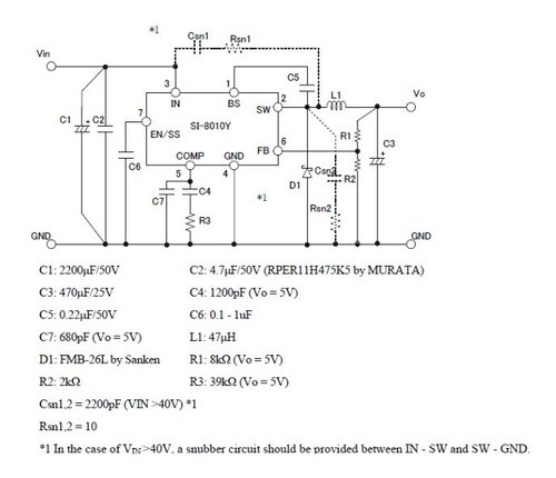 Si-8010y Regulador Buck 8a  Itytarg 1