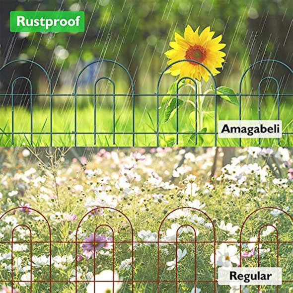 Amagabeli Valla Decorativa Para Jardín De 24 Pulgadas X 35 P 1