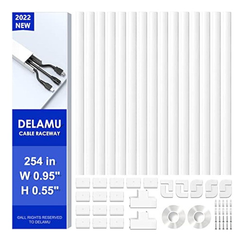 254in Cable Hider, Delamu Cable Hider, Wall Cord Concealer C 0