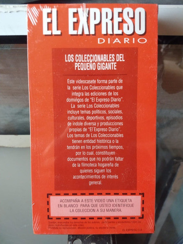 Vhs Original El Expreso Diario -vol 1 Stereo 1