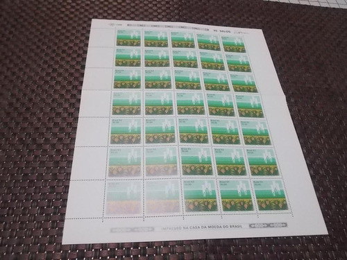 Brasil  - Cartela Completa Da Cmb Contendo 35 Selos - 0
