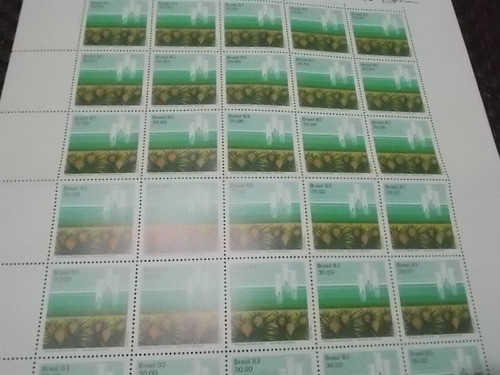 Brasil  - Cartela Completa Da Cmb Contendo 35 Selos - 1