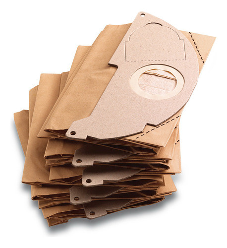 Pack 5 Bolsas Para Aspiradora Karcher Wd2 A2004 Originales 0
