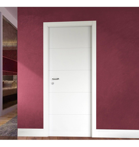 Folha De Porta Frisada 210cmx62cmx3,5cm Casablanca Wt 1