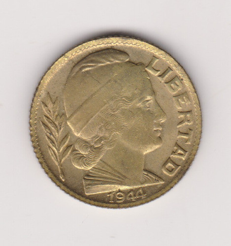 Moneda Argentina 20 Ctvs Año 1944 Janson 198 Excelente + 0