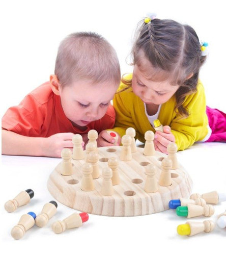 Juego Didactico De Memoria En Madera - Milgenial 0