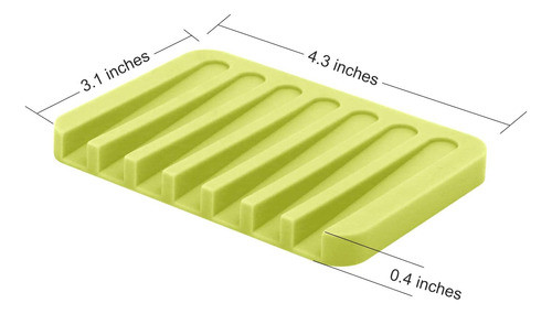 Anwenk Jabonera Silicona Flexible 3u. 1