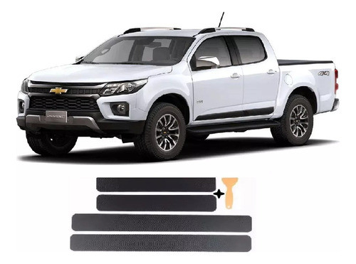 Accesorio Tuning Cubre Zócalos Carbono Chevrolet S10 2024 1