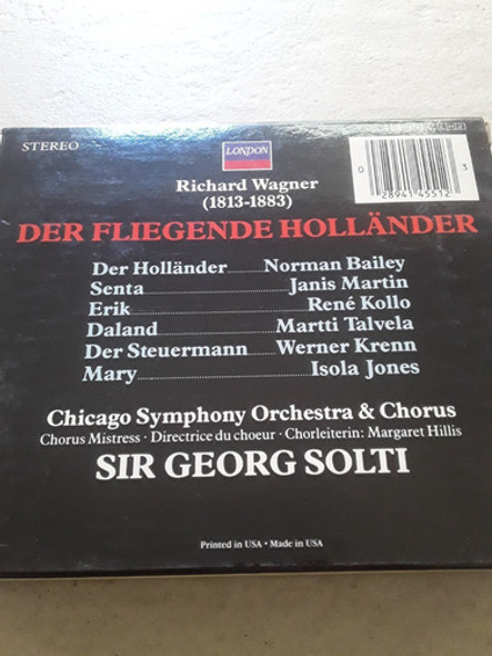 Wagner - Die Fliegende Hollander Bailey Solti Cdx2 / Kktus 1