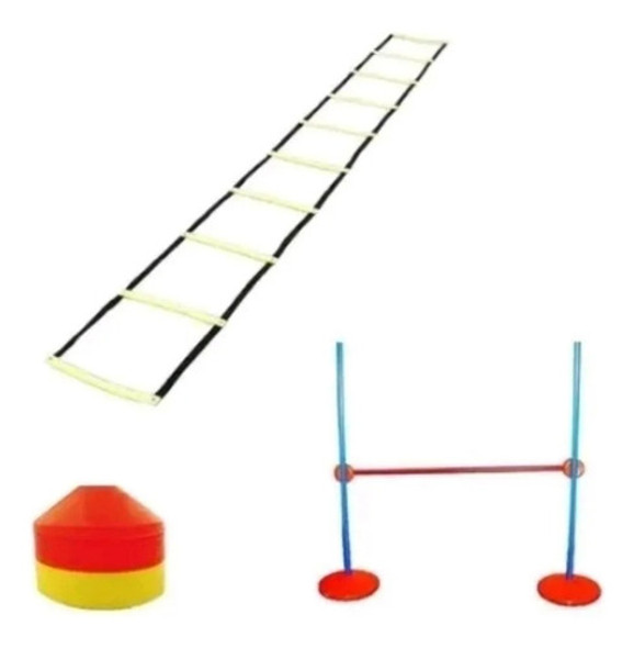 Valla + Escalera + Conos Set Kit De Coordinacion 0