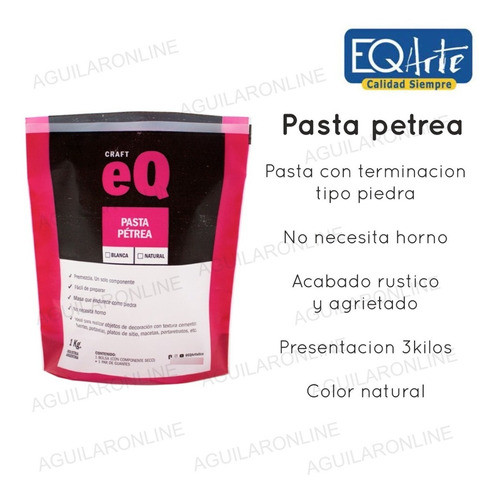 Pasta Petrea Pasta Pìedra Color Natural 18kg Eq Arte 6 Paq 1