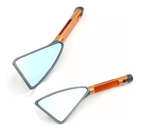 Espejos Tip. Rizoma Tomok Cnc Naranja Par Pem 0