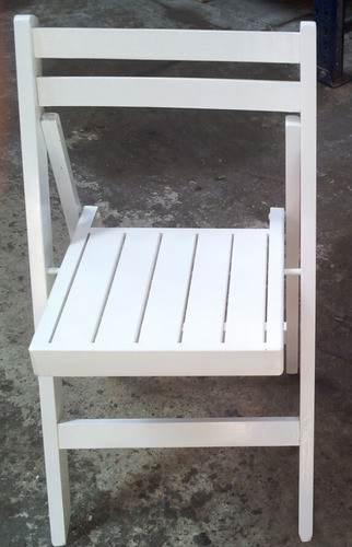 Alquiler De Sillas De Madera Blancas Laqueadas Para Eventos 0