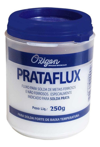 Fluxo De Solda Prata 250g Prataflux Ferrosos/não Ferrosos 0