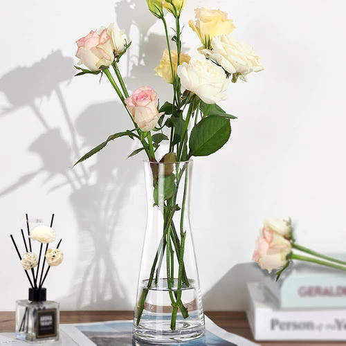 Jarrón De Flores Aoderun Para Decoración Jarrón De Vidrio Tr 1