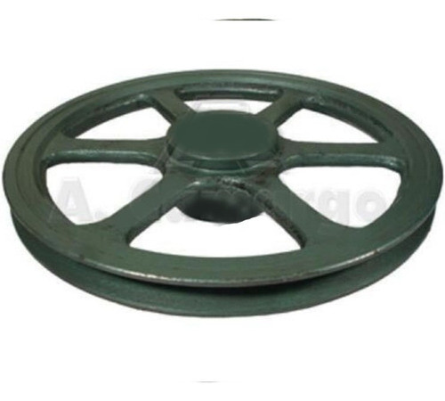 Polia De Ferro 1 Canal Tipo B 400mm - 400b1 Mademil Fundibel 1