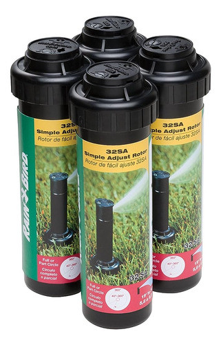~? Rain Bird 32sa / 4pks Ajuste Simple 32sa Gear Drive Rotor 1