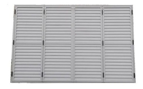 Postigon Aluminio 2 Hojas 200x50 Blanco 0