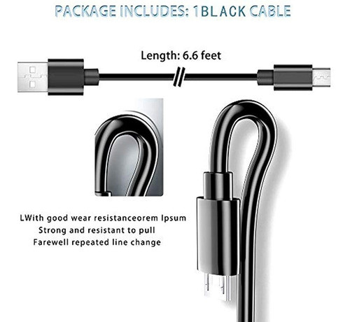 Reemplazo Cuerda De Carga Del Cable De Alimentación Para Son 1