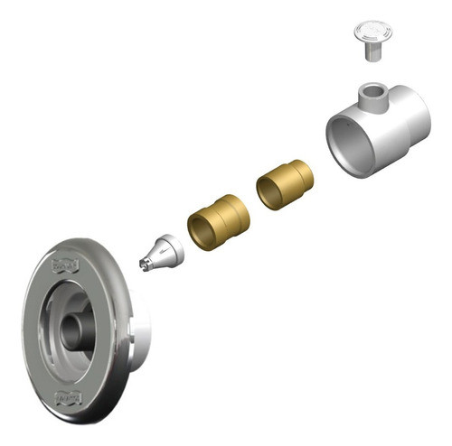 Dispositivo De Hidromassagem Abs/inox Pratic 1 1/2´´ 50mm 0