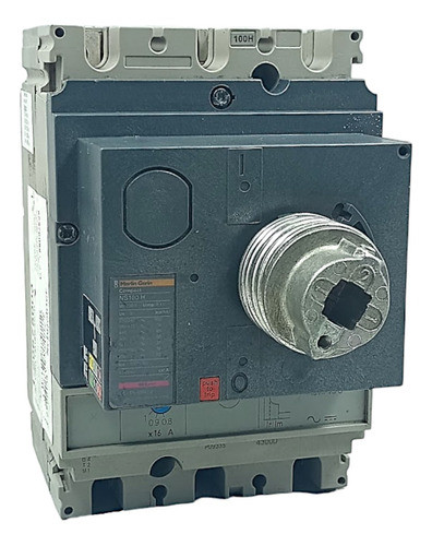 Disjuntor Caixa Moldada Merlin Gerin Ns100h Tm16d 750v 16a 0