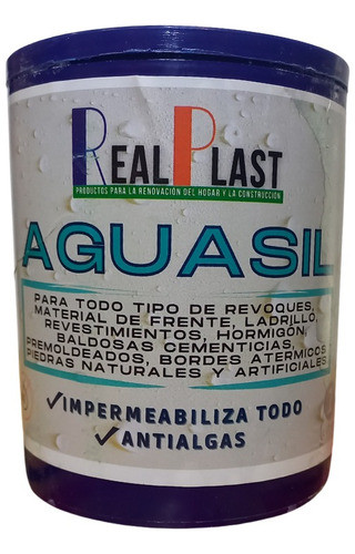 Sellador Porfido Travertino Granito Aguasil Real Plast X 1 L 0