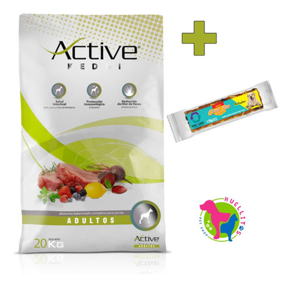 Active Keddi Brascorp Perro Adulto X 15kg- E/g Z/o Huellitas 0