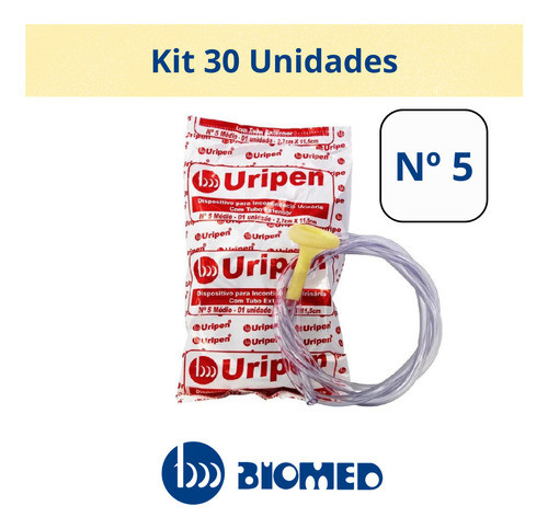 Disp Incontinencia Urinária Uripen C/ Extensor Nº 5 (30 Und) 1