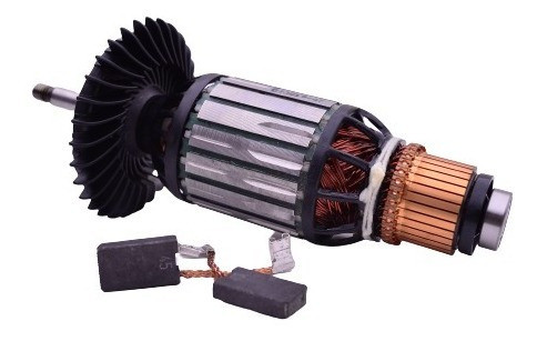 Inducido + Carbones Para Amoladora Dewalt Dwe4557/59/77/79 1