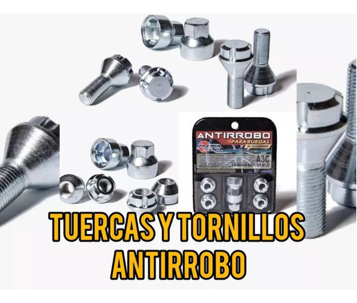 Bulones Tuercas Antirrobo Seguridad Ruedas Ford Taunus Guia 1