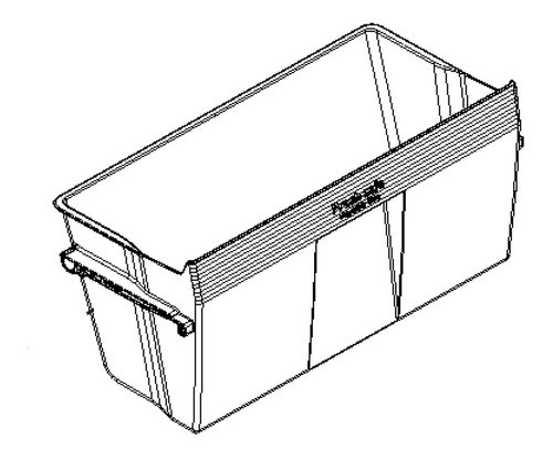 Gaveta De Vegetais Geladeira Panasonic Nr-bt50 0