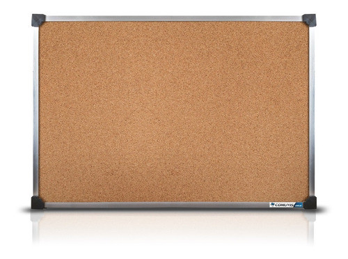 Pizarra De Corcho 75x100cm Marco Aluminio Chinches De Regalo 0