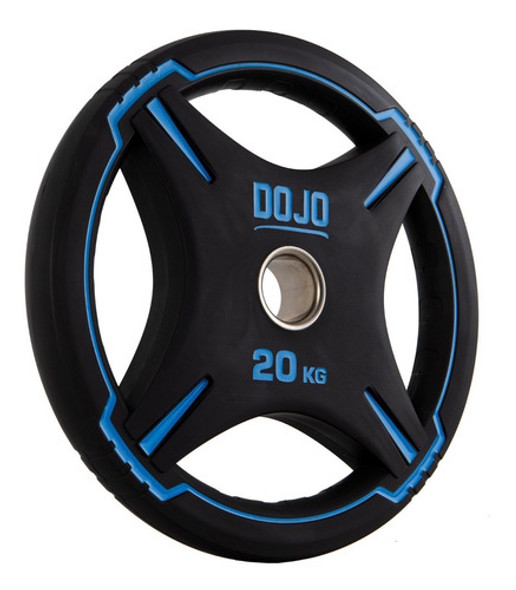 Disco Olímpico Poliuretano Con Agarre 20 Kg - Dojo 0