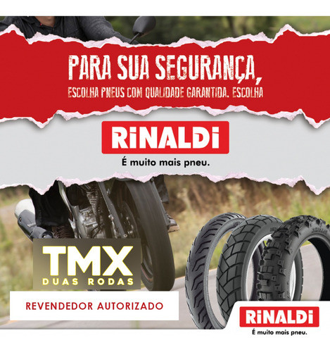 Kit Pneu Moto Rinaldi Rt36 90/90-19 E Camara Rc19 400-19 Nxr 1