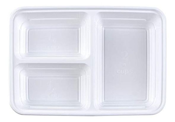 Good Cook Meal Prep, 3 Compartimentos Sin Bpa, Apto Para Mic 1