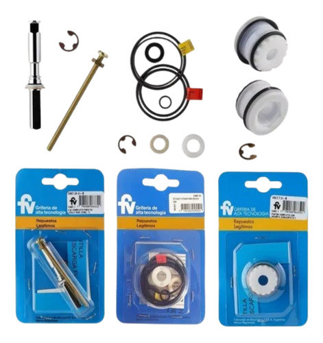 Kit Repuesto Fv Orings Retenes Piston Eje Valvula 368.01 0