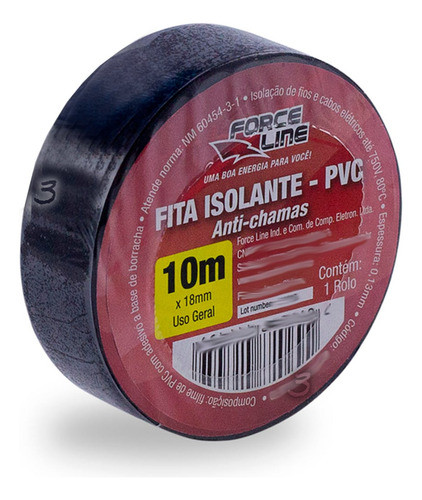 Kit 2 Fita Isolante 10m Uso Geral Elétrica Cabos Iluminação 0