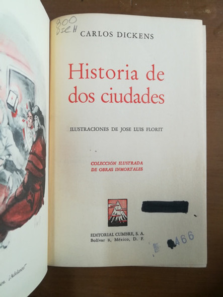 Historia De Dos Ciudades / Dickens C12 1