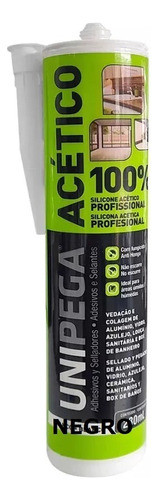 Unipega Silicona Acetica 100% Profesional - Cartucho 280ml 0