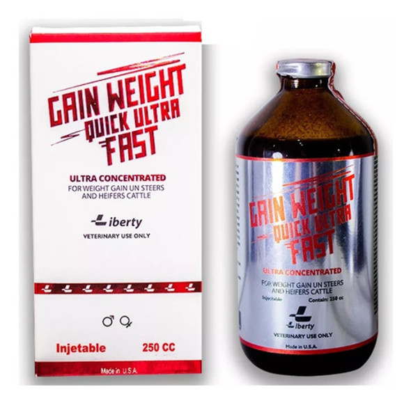 Gain Weight Ultra Fast 250ml - Ganho Rapido De Peso Engorda 0