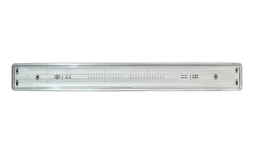 Artefacto Estanco Vacía En Acrílico, Para Dos Tubos T8 Led, 0