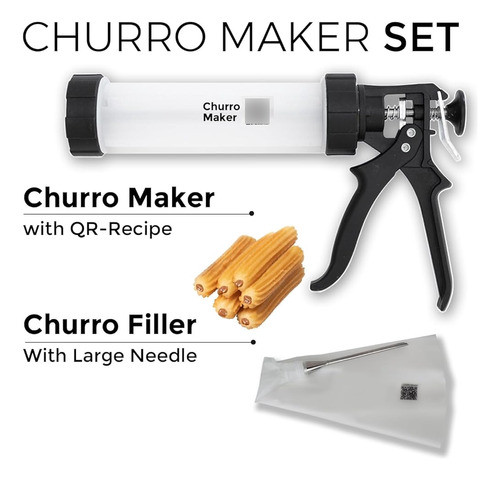 Churrera - Churro Maker Professional Gun Kit Set. Contiene 1 1
