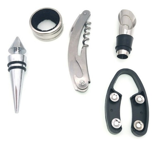 Acessórios Vinho Saca Rolha Metálica Dosador Anel, Cortador 0