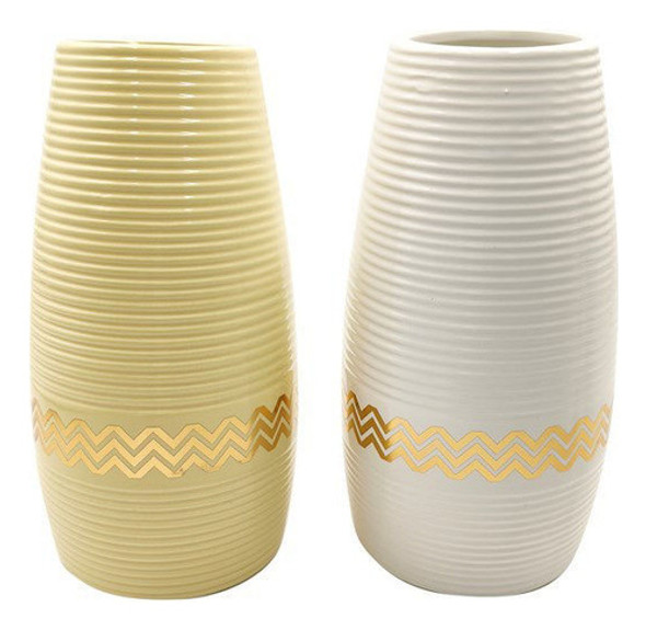 3 Floreros De Cerámica Texturado Pack X 3 Unidades 1