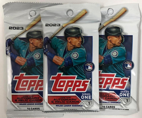 Conjunto De 48 Tarjetas De Béisbol Mlb En 3 Paquetes 0