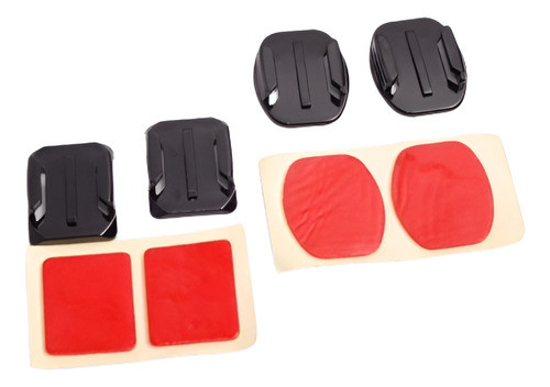 Cámara Adhesivo Montaje 2pcs Plana + 2pcs Curvado Para La Cá 0