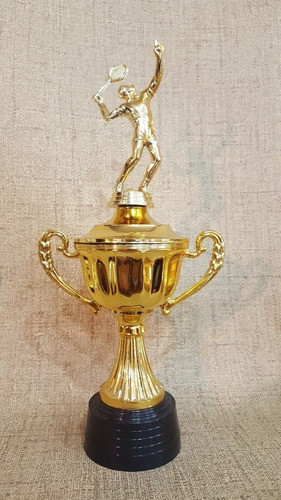 Copa Plástica Con Asas Tenis Chico Trofeo 28cm 1