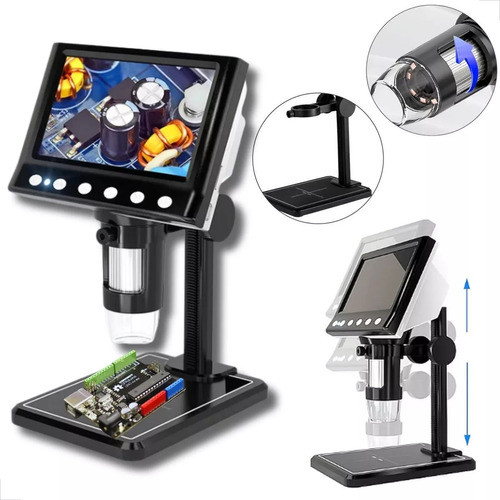 Microscópio Digital Usb Lupa Manutenção De Celular 1000x Nfe 0